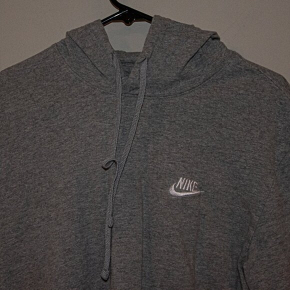 Nike Lightweight cotton Hoodie Gray Men size Medium - Picture 2 of 5